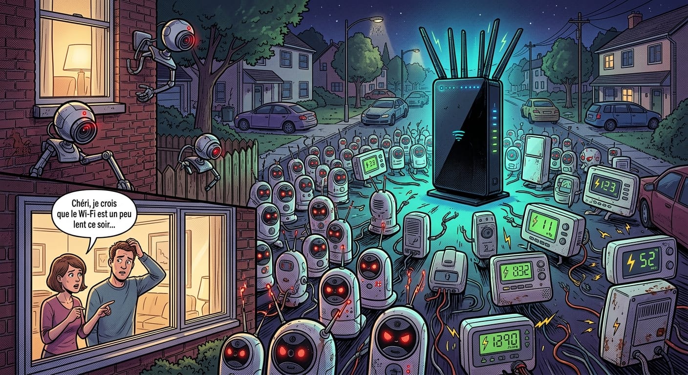La Nuit des Objets Vivants-Morts : Comment votre babyphone a failli débrancher Internet