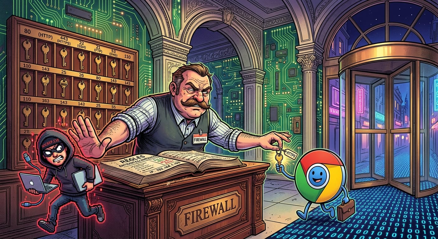Confessions d'un Pare-feu : Le concierge parano qui garde votre PC